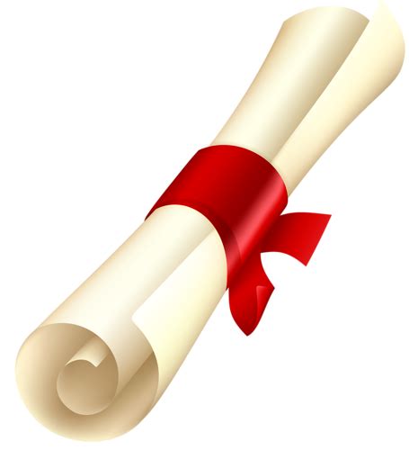 Diploma Scroll Clipart Free Download On Clipartmag