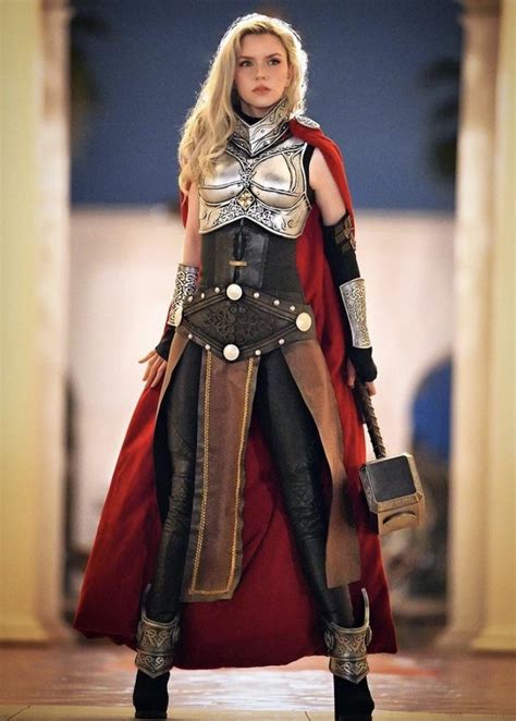 Pin By Tom Guthery Iv On Cosplay Lady Thor Cosplay Cosplay Woman Thor Costume