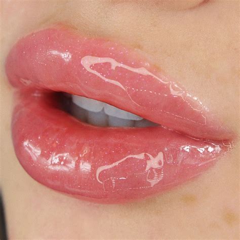 Pink Gloss Cores Para Lábios Arte Dos Lábios Maquiagem Para Lábio