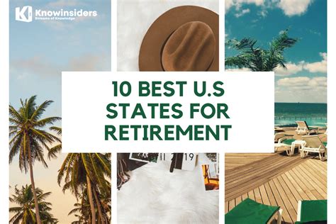 Top 10 Best Us States For Retirement Knowinsiders