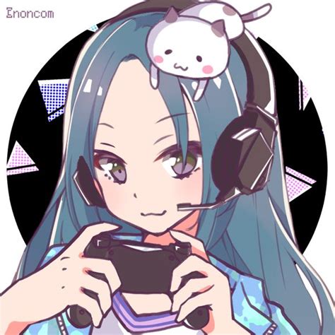 Gamer Girl In 2021 Cute Drawings Anime Chibi Cute Icons