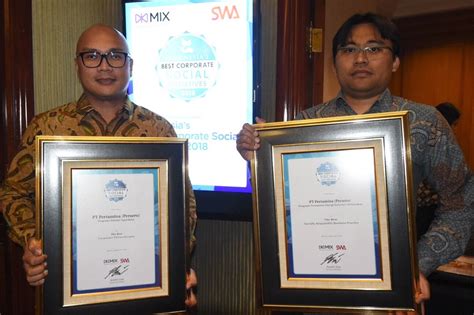 Pertamina Raih Dua Penghargaan Indonesias Best Corporate Social