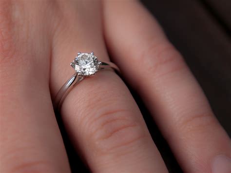 For example, this 2mm solitaire engagement ring from james allen costs $560 when 14k gold is chosen as the metal. White Gold or Yellow Gold: Which is Better Engagement Ring?