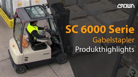 Crown Gabelstapler Sc 6000 Serie Produkthighlights Youtube