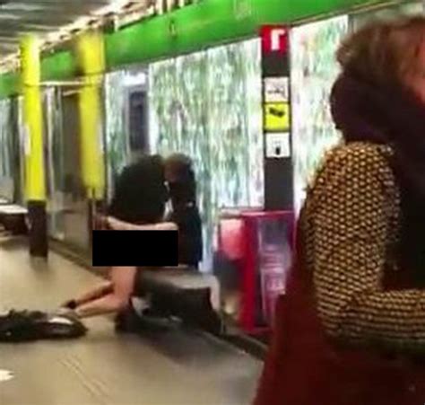 Watch Couple Have Sex At Barcelona Train Station In Front