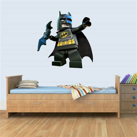 3d Lego Batman Kids Wall Art Sticker Boys Girls Bedroom Vinyl Decal Ebay