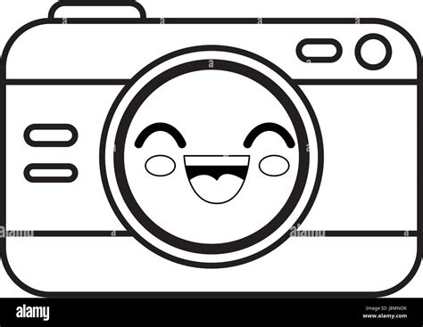 Camera Cartoon Smiley Stock Vector Image And Art Alamy