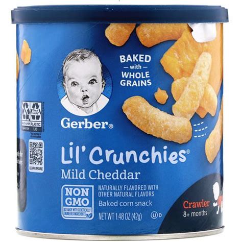 Gerber Lil Crunchies Mild Cheddar