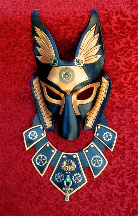Merimask Egyptian Mask Anubis 4 By Merimask Anubis Mask Masks Art