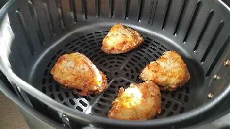 Pour it out onto a plate. Air Fryer Fried Chicken Breast From FROZEN Kentucky Kernal ...
