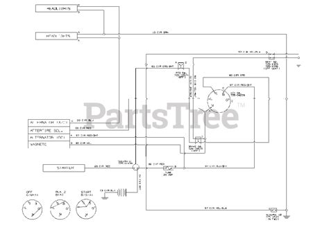 Murray Lawn Tractor Wiring Schematic Wiring Digital And Schematic