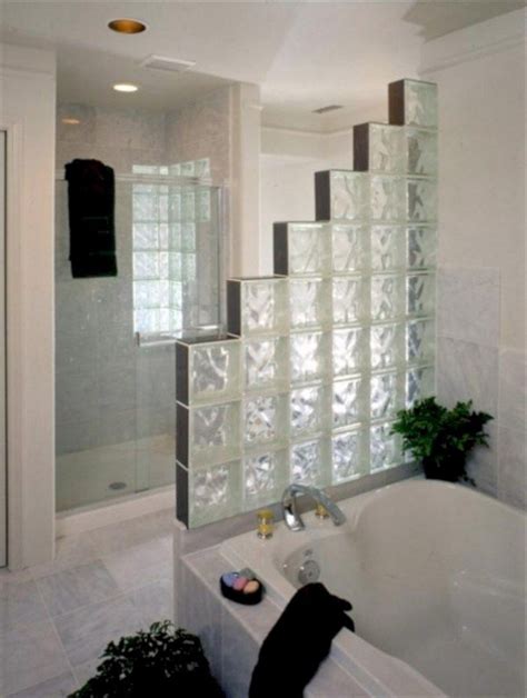 A Guide To Installing A Glass Block Shower Wall Shower Ideas