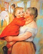 Aline and Pierre, 1887 - Pierre-Auguste Renoir - WikiArt.org