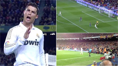 Cristiano Ronaldo Silenced Camp Nou With Legendary ‘calma Celebration