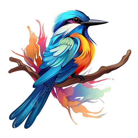 Artistic Vector Bird Clip Art Transparent Background, Clpart, Bird