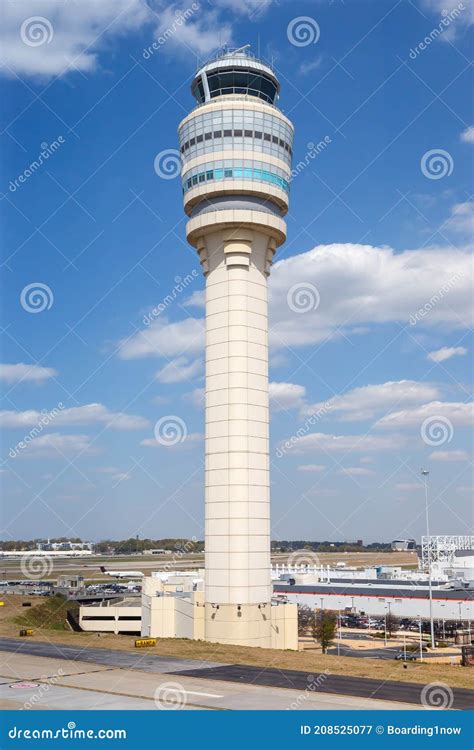 Atlanta Airport Tower In Georgia Editorial Photography Image Of