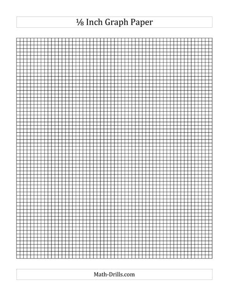 1 Inch Graph Paper Printable