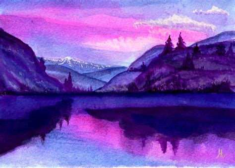 Purple Lake 3 By Stuwaha On Deviantart