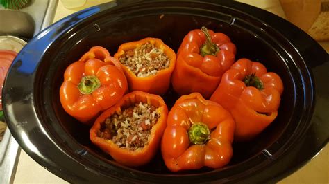 Slow Cooker Stuffed Peppers Recipe Allrecipes