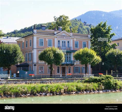 Austria Upper Austria Bad Ischl Lehar Villa Stock Photo Alamy