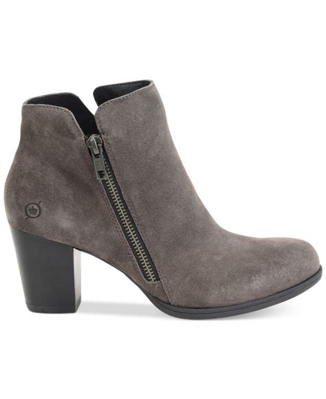 Born Jeana Booties In Gray Grey Lyst