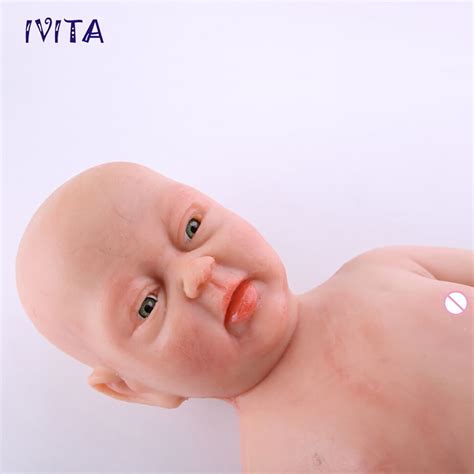 IVITA INCH Reborn Baby GIRL Inch Realistic Silicone Reborn Baby Teaching Doll WG Doll