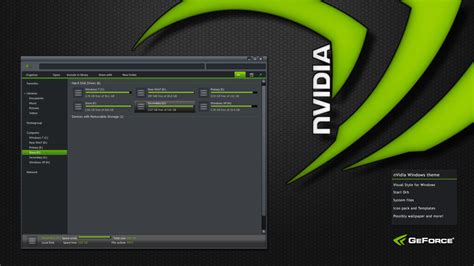 Nvidia Theme For Windows Weekly Update Desktops