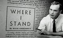 FILM: Where I Stand: The Hank Greenspun Story | See & Do | Creative ...