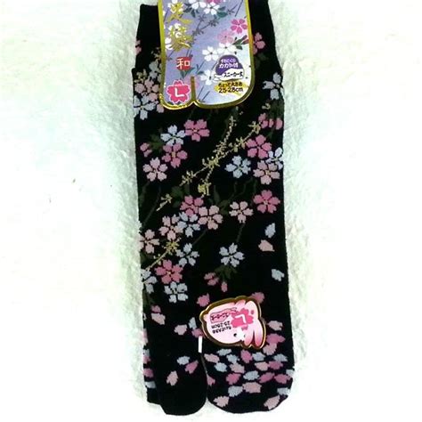 Tabi Socks Sakura Cherry Blossoms Small 6 9 Pac West Kimono