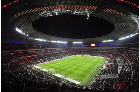 Night View Of The Stadium Donbass Arena Wall Mural