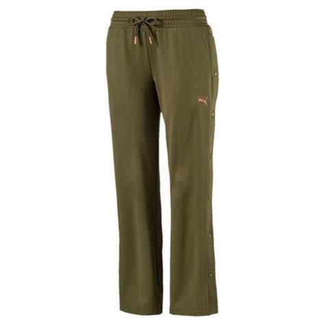 vêtements femme pantalons puma explosive tear away pants vert cdiscount prêt à porter