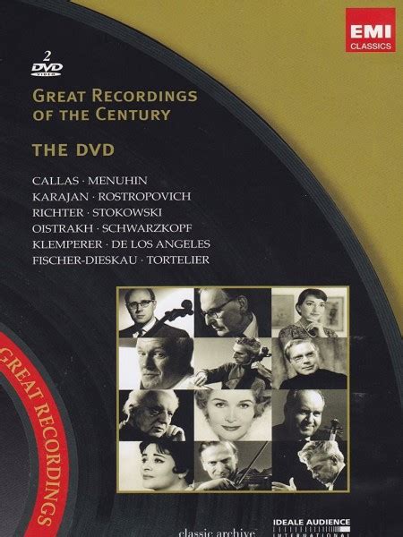 Çeşitli Sanatçılar Great Recordings Of The Century Best Of Dvd