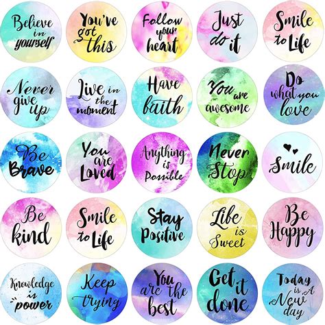 Inspiring Planner Stickers Inspirational Quote Stickers Encouraging