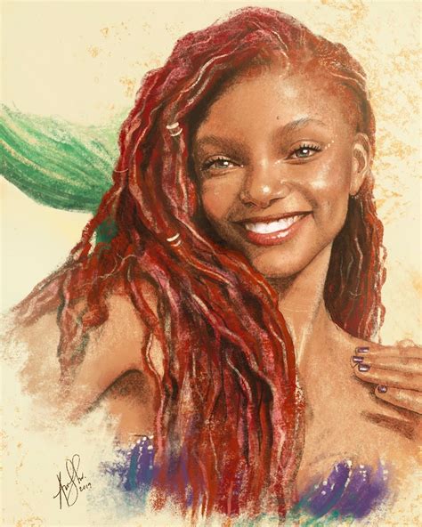 Heres A Bunch Of Fan Art By Artists Who Cant Wait To See Halle Bailey