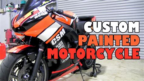 How To Custom Paint Motorcycle Fairings