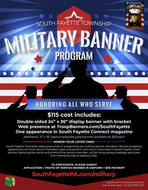 Military Banner Program South Fayette Township Pa Official Website