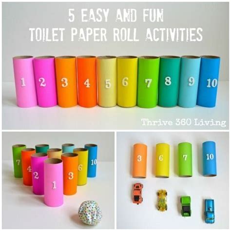 5 Easy And Fun Toilet Paper Roll Activities From Thrive 360 Living