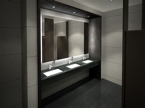 216 West 18th Office Bathroom Design Restroom Design Commercial