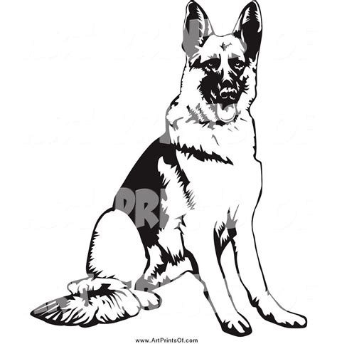 German Shepherd Puppy Drawing Free Download On Clipartmag