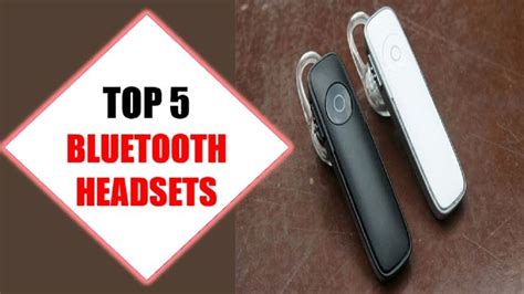 Top 5 Best Bluetooth Headsets 2018 Best Bluetooth Headset Review By