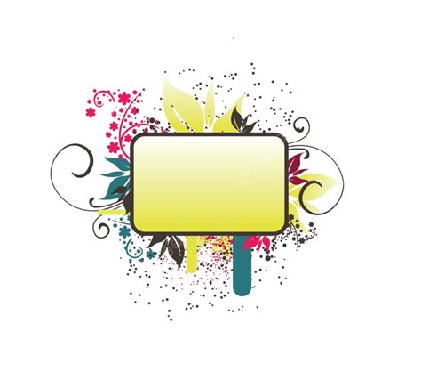 Beautiful Floral Frame Vector Hd Png Images Beautiful Illustration Of