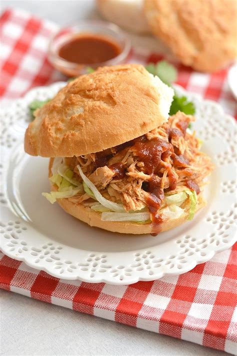 Tried this recipe?let us know how it was! Healthy Crockpot BBQ Chicken {Low Carb, GF} - Skinny Fitalicious®