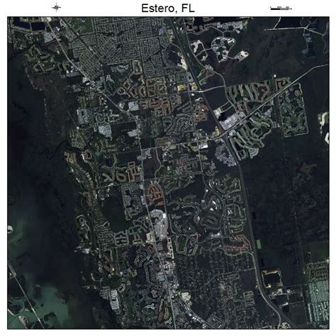 Aerial Photography Map Of Estero Fl Florida
