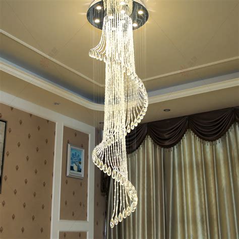 2 Story Foyer Chandeliers Crystal Large Entryway Chandelier Lighting