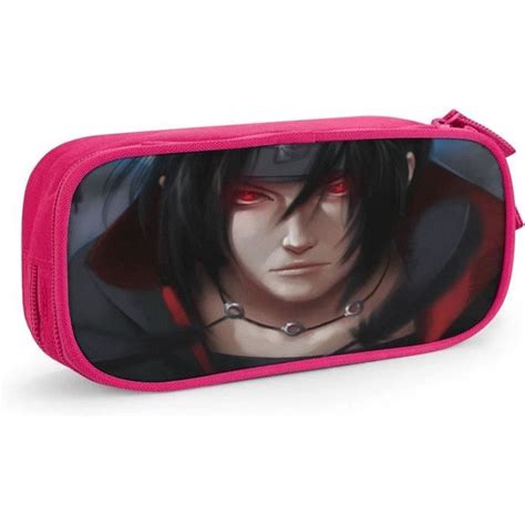 Itachi Uchiha Trousse à crayons Grande capacité Sac à crayons étudiant Rose 2109 Cdiscount