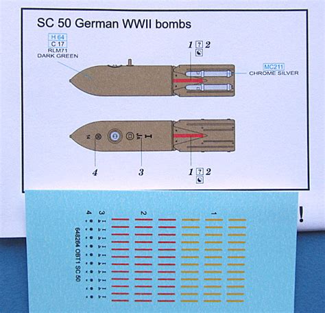 Sc 50 German Wwii Bombs Eduard 148