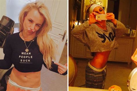 Check Out Those Abs Britney Reveals Killer Bod Daily Star