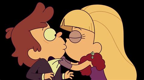 Gravity Falls Wendy And Dipper Kiss