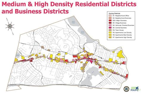 Zoning Map For Affordable Housing Bonuses Equitable Arlington