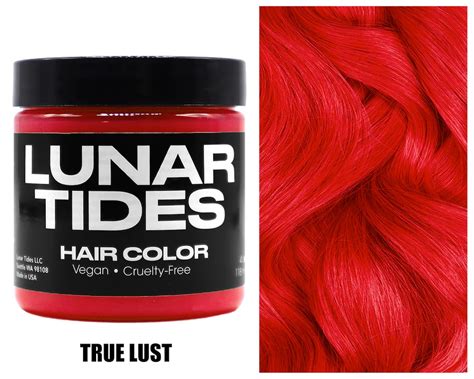 True Lust Bright Red Hair Dye Etsy